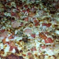 Garlic Shrimp Pizza · 