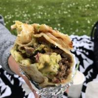 California Burrito · Any meat, cheese, French fries, and guacamole.