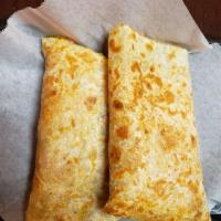 Super Quesadilla · Flour tortilla with any meat, guacamole, sour cream, cheese, and salsa.