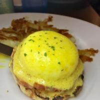 Eggs Benedict and 2 Poached Eggs · 