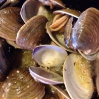 Sauteed Clams Provincial · 1 dozen in olive oil, Sauterne wine, garlic and herbs.
