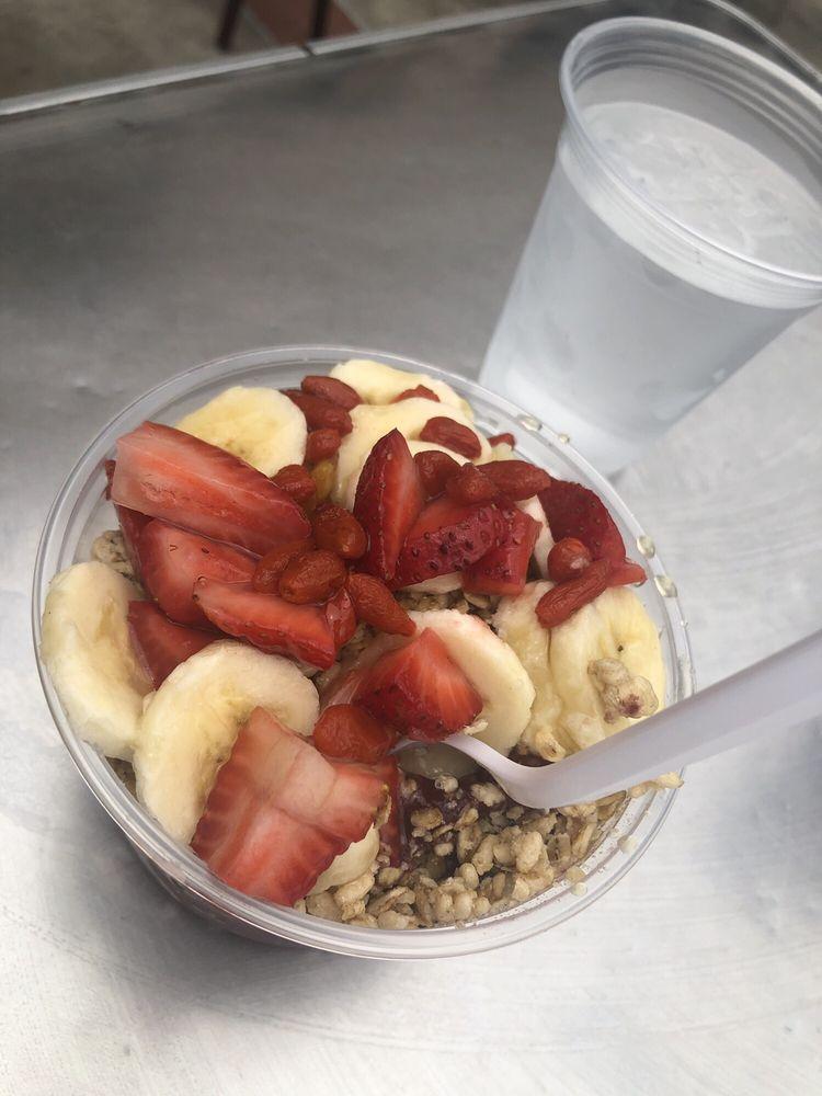 Himalayan Bowl · Acai, granola, strawberry, banana, goji berry and honey.