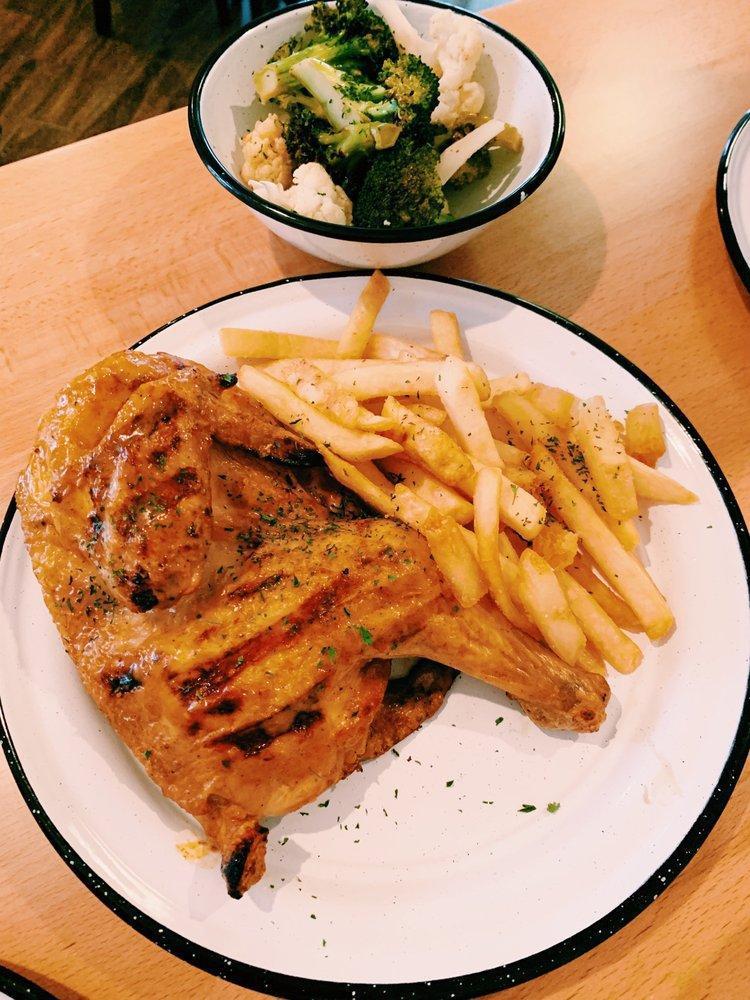 1/2 Chicken · Grilled 1/2 chicken basted with the Peri-Peri sauce of your choice. Includes one free side.