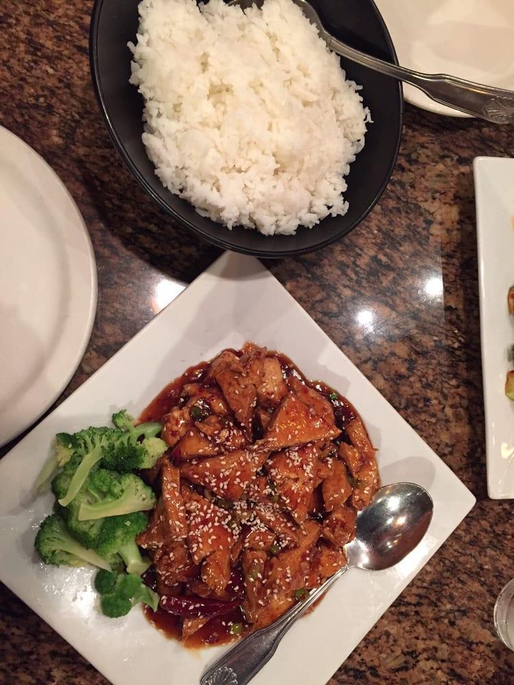 Sesame Tofu · Served with your choice of rice.