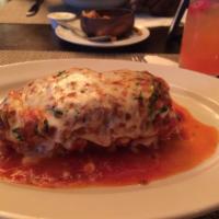 Stuffed Chicken Parmiagna · 