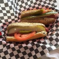 Hot Dog · Add whatever topping you want or get it chicago style with everything.