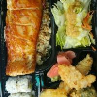Salmon Bento Box · 