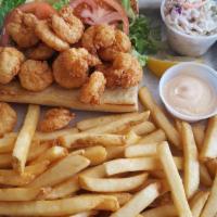Shrimp Po-boy Sandwich · 