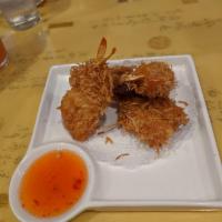 4 Pieces Thai Coconut Shrimp · 