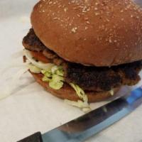 Ultimate Turkey Burger · Fresh made turkey burger, fresh guacamole, bacon and Swiss cheese on wheat bun served dry (n...