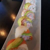 Spicy Rainbow Roll · 