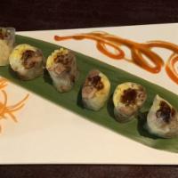 Crispy Duck Roll · Spring roll stuffed with duck. 