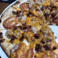 Hot Brown Pizza · 