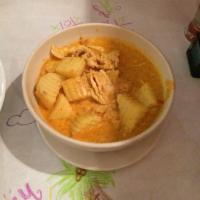 Yellow Curry · A choice of protein, coconut milk, yellow curry paste, onion, and potato.