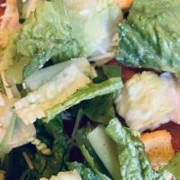 Caesar Salad · Romaine lettuce, croutons and Romano cheese.