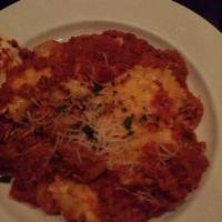 Ravioli · Cheese-filled ravioli served with your choice of sauce.