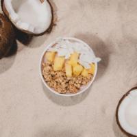 The Beach Bowl · Organic Açaí, Organic Almond Milk, Organic Banana, Organic Coconut Oil, Organic Granola, Org...