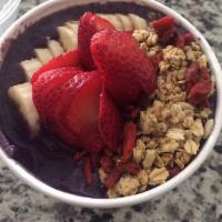 The Berry Bowl · Organic Açaí, Organic Almond Milk, Organic Banana, Organic Blueberries, Organic Goji Berries...