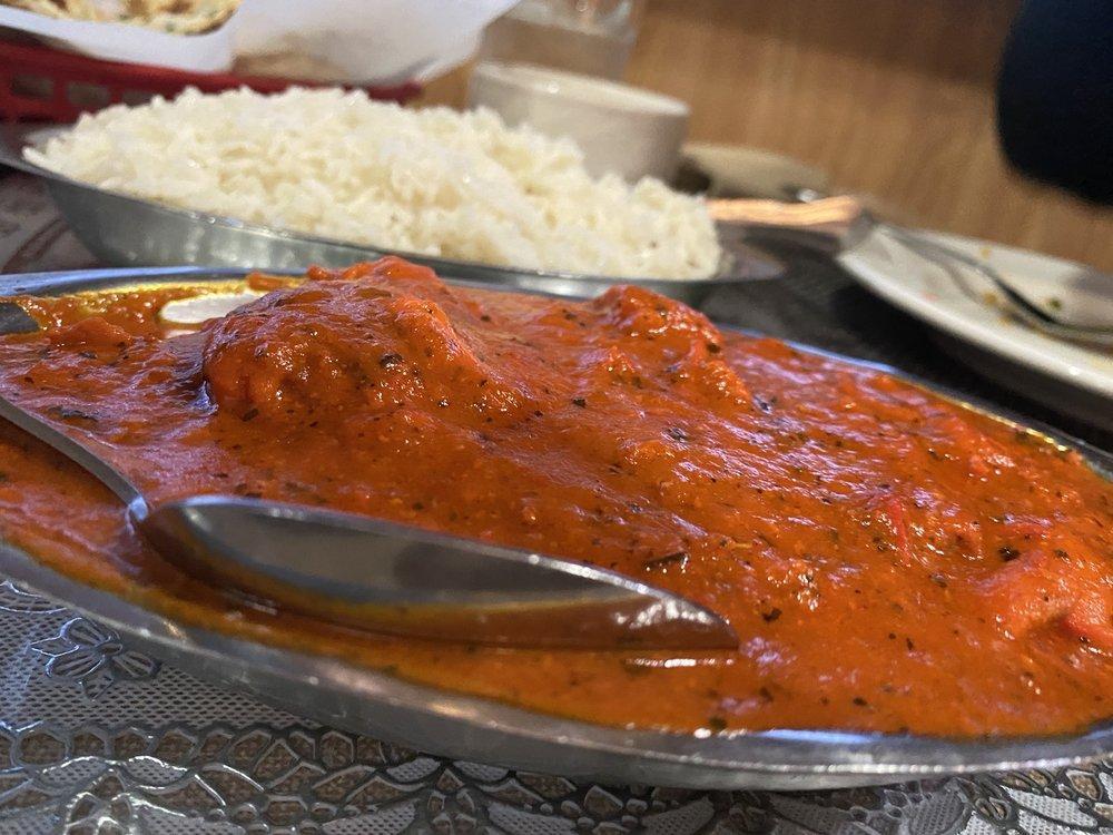 Tikka Masala · Boneless lamb pieces grilled in tandoor and cooked in a mild creamy tomato gravy.