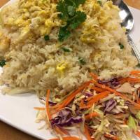 Crab Fried Rice · Our signature Thai style fried rice with real crab meat, egg, and onion.