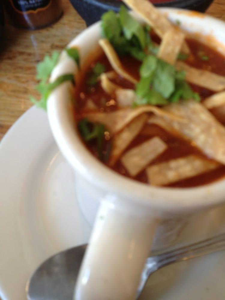 Tortilla Soup · Tomato puree, herbs, spices, and no animal products. Vegan and gluten free.