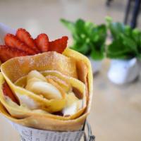 Banana Nutella Crepe · 