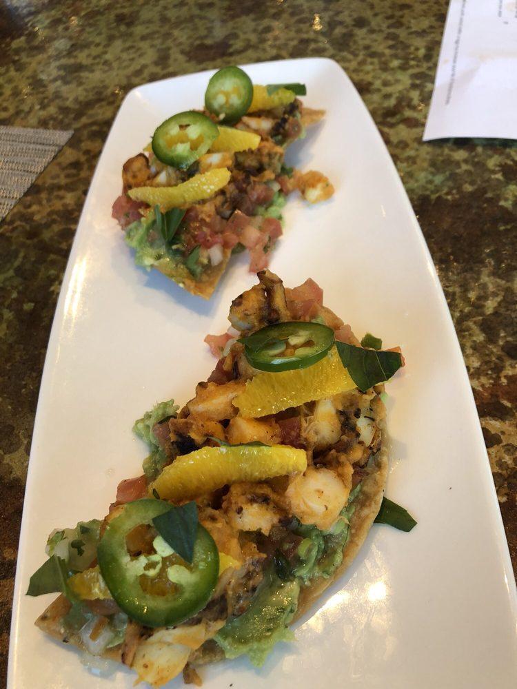 Wood Grilled Spanish Octopus Tostada · 