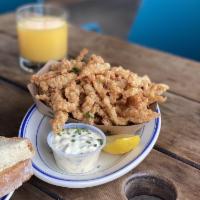 Fried Clam Strips · Local Clams, House Made Tartare