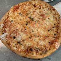 Classic Margherita Pizza · Fresh pizza sauce, buffalo mozzarella, basil, olive oil; Add pepperoni, sausage and meatball...