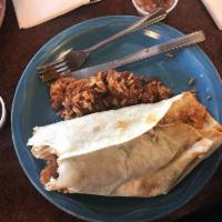 Carne Adobada Burrito · 