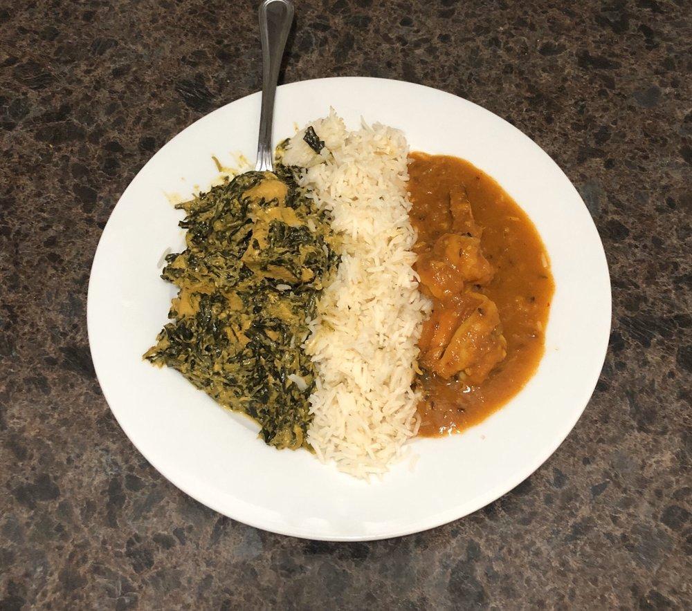 Chicken Saag · In a delicately spiced spinach gravy. Punjab. Served with basmati rice. Halal.
