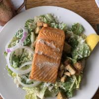 Salmon Caesar Salad · 