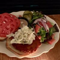 Crispy Chicken Sandwich · House Slaw, Tomato, Chipotle Mayo
