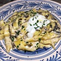 Wild Mushroom Tagliatelle · 