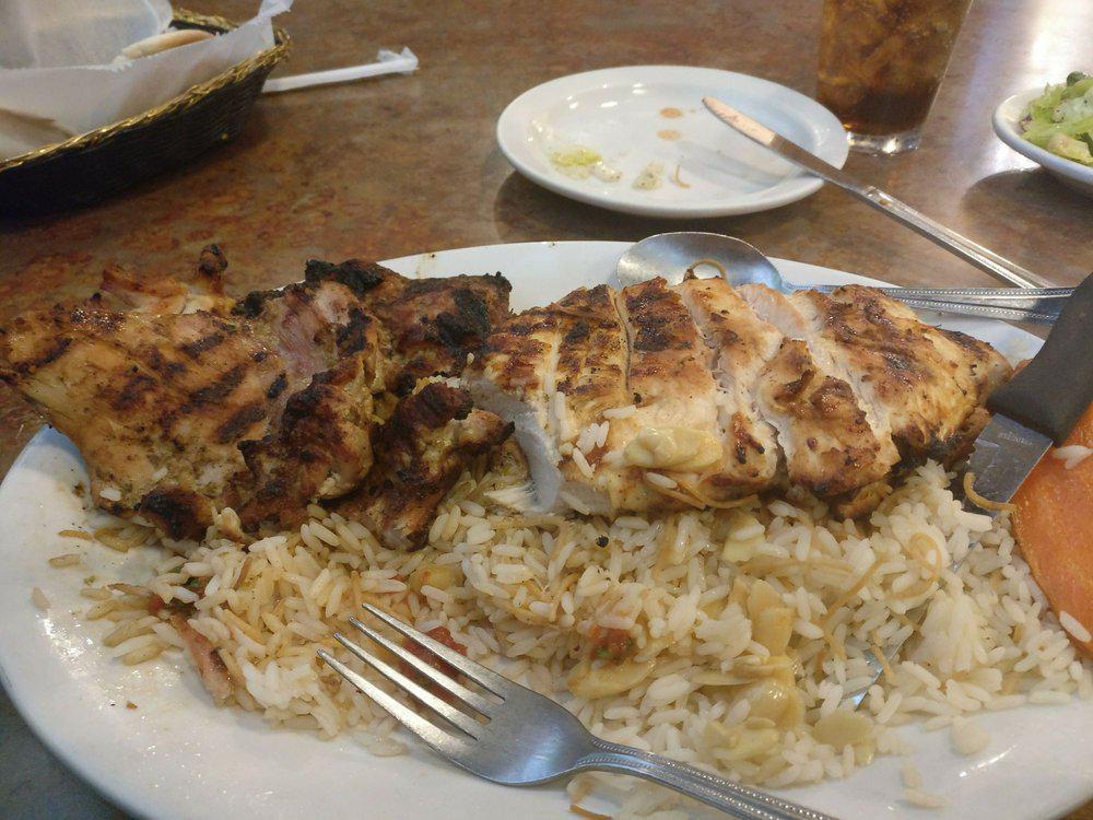 Deboned Chicken · Marinated and char broiled.
