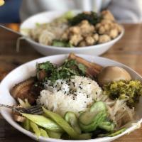 Traditional Pork Belly Rice Bowl · 
