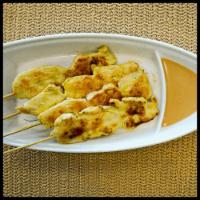 Chicken Satay · 4 pieces. Skewers of grilled marinated chicken. Served w/ Peanut Sauce