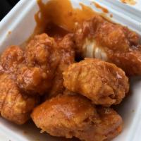 5 Piece Boneless Wings · Fresh all white meat boneless chicken covered with your choice of our award winning wing sau...