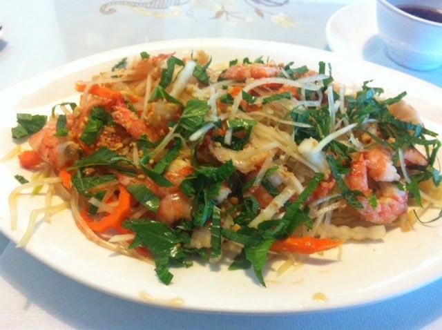 Papaya Salad with Shrimps · 