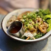 Sweet & Sour Shrimp Vermicelli Noodle Salad · 
