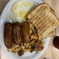 Two Eggs with Sausage Links · 
