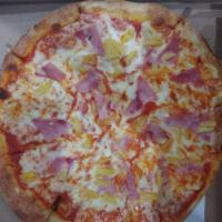 Hawaiian Pizza · Pineapple, ham & mozzarella.