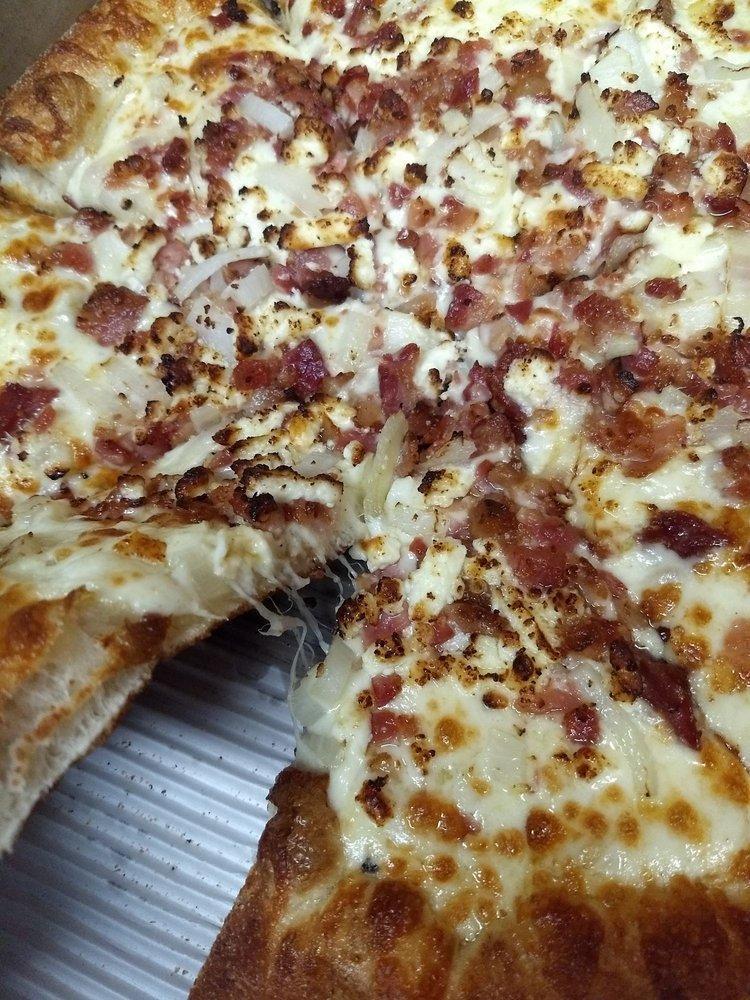 White Cheezy Pizza · 