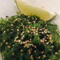 Seaweed Salad · Seaweed, sesame oil, sesame seed, soy sauce.