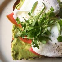 Avocado Toast and Poached Eggs · 