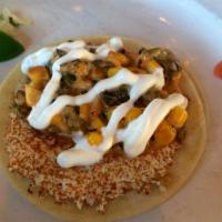 Griddled Cotija Cheese Taco · 