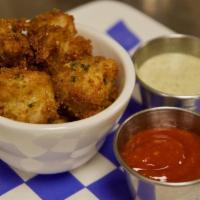 Shrimp and Grits Fritters · 