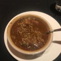 Chicken and Andouille Sausage Gumbo · 