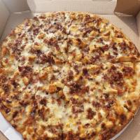 Chicken Bacon Ranch Pizza · 
