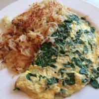 Spinach and Feta Omelette · 